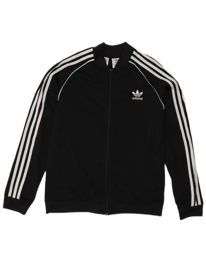 Adidas Chaqueta Chándal Niño 13-14 Años Negro Poliéster