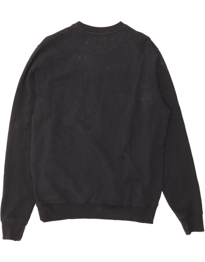 U.S. POLO ASSN. Mens Sweatshirt Jumper Large Black Cotton Vintage U.S. Polo Assn. and Second-Hand U.S. Polo Assn. from Messina Hembry 