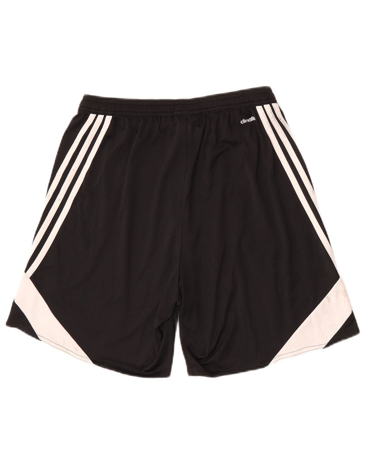 Adidas Mens Climalite Sport Shorts Medio Negro Colorblock Poliéster