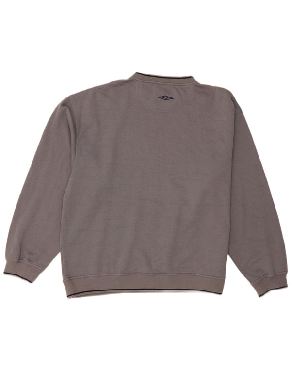 Umbro Sudadera Hombre Jumper XL Gris Poliéster