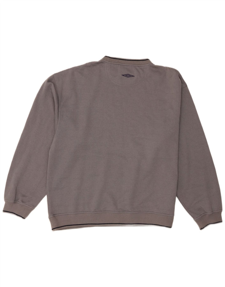Umbro Sudadera Hombre Jumper XL Gris Poliéster