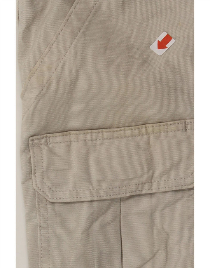 SAVANE Mens Cargo Shorts W40 XL Off White Cotton Vintage Savane and Second-Hand Savane from Messina Hembry 