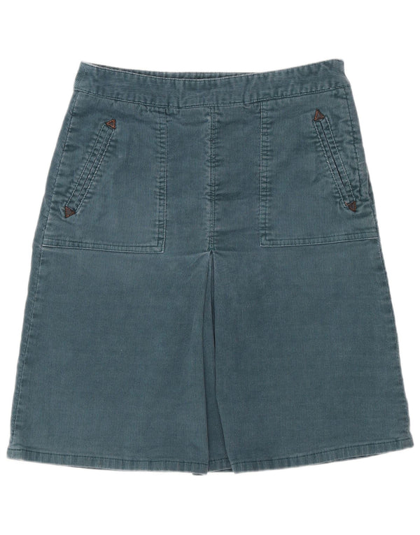 Hobbs Falda de pana para mujer UK 8 Small W27 Algodón azul