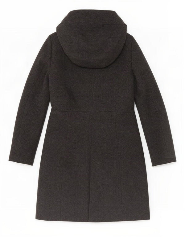 Zara Abrigo con capucha y cremallera completa para mujer Reino Unido 44 Grande Gris