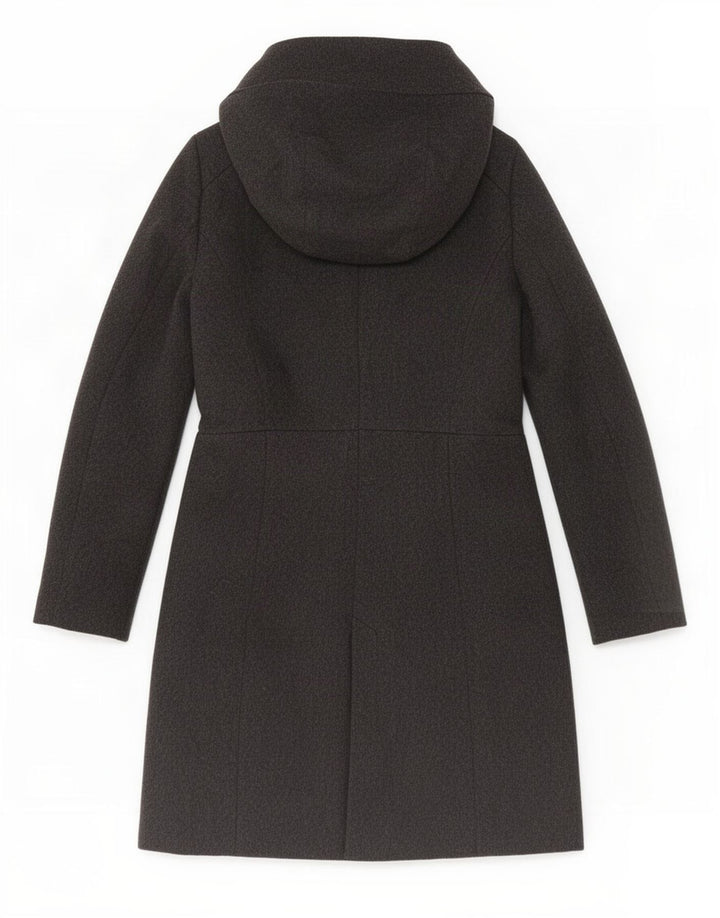 Zara Abrigo con capucha y cremallera completa para mujer Reino Unido 44 Grande Gris