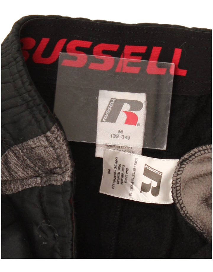 RUSSELL ATHLETIC Pantalones de chándal para hombre Medium Black Colourblock