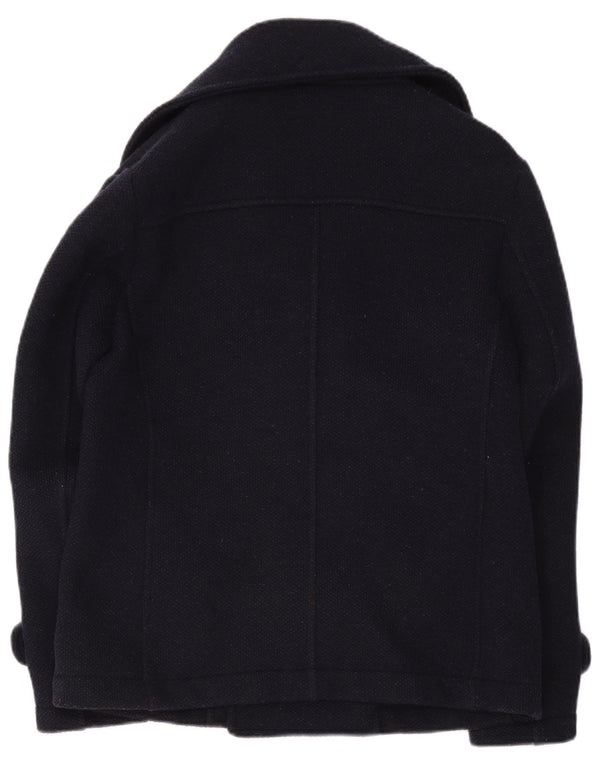 Marina Militare Chaquetón para hombre UK 36 Small Lana azul marino