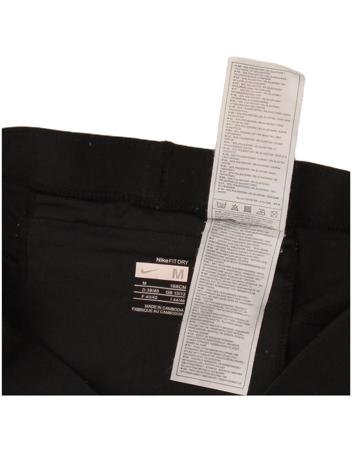 Nike Leggings Capri para mujer Reino Unido 10/12 Mediano Negro Poliéster