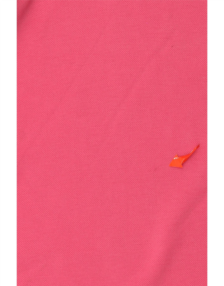 Sergio Tacchini Polo De Manga Larga Para Hombre Pequeño Algodón Rosa