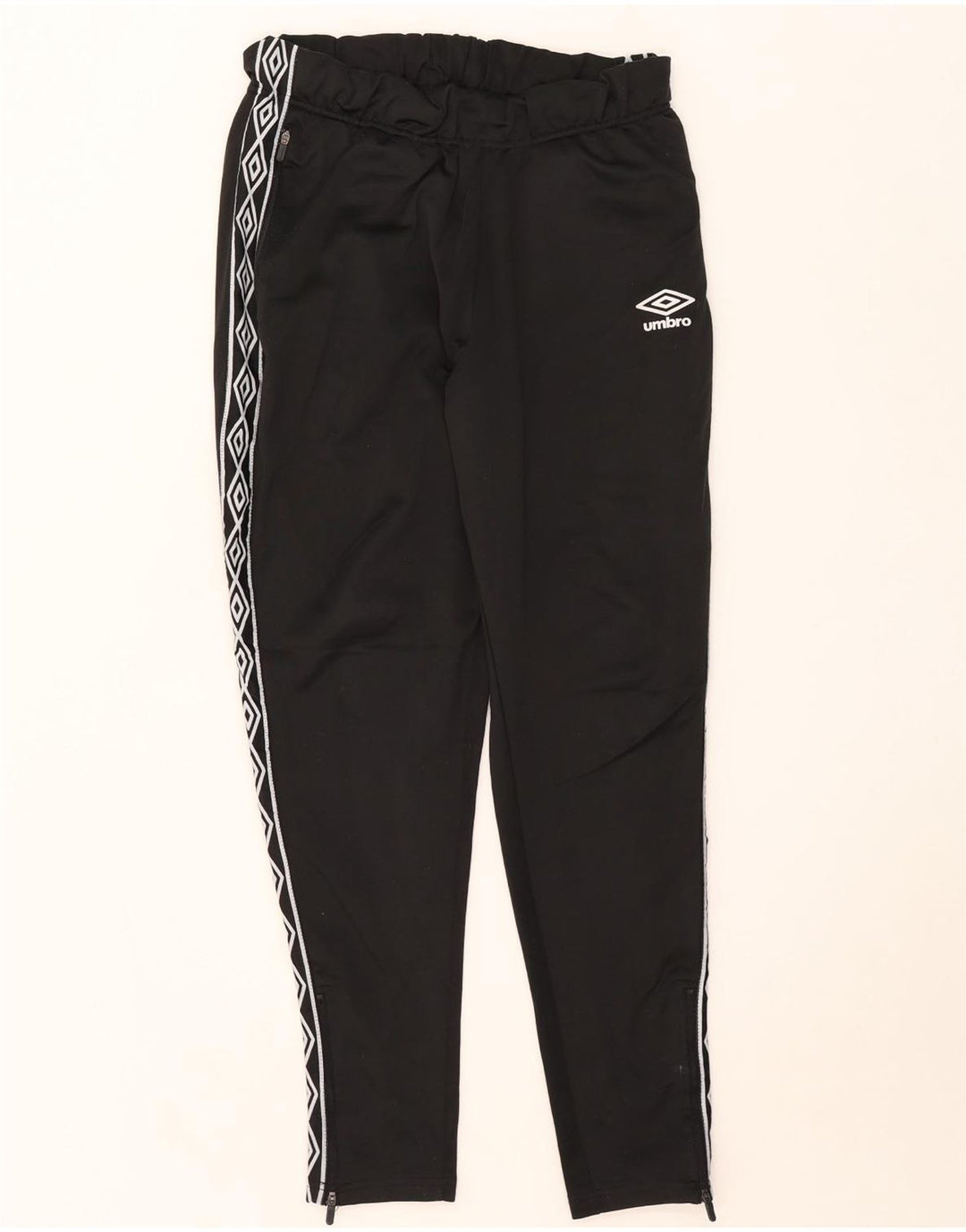 Umbro Hombre Pantalones De Chándal Gráfico Grande Poliéster Negro