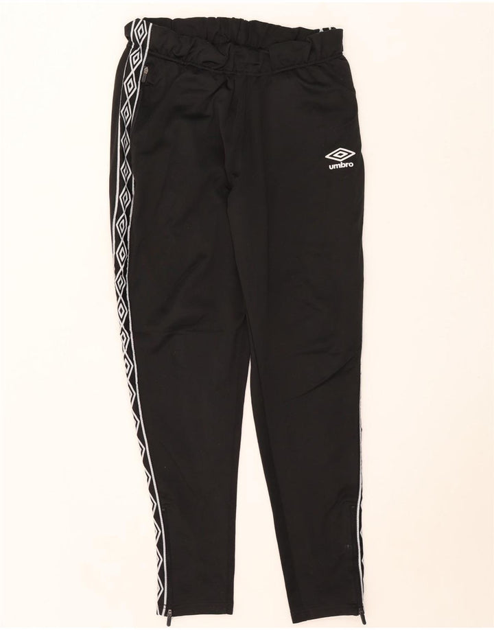 Umbro Hombre Pantalones De Chándal Gráfico Grande Poliéster Negro