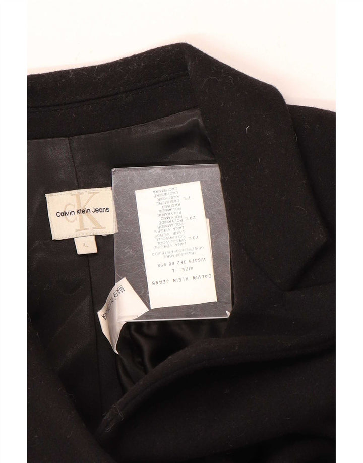 Calvin Klein Jeans Abrigo para mujer Reino Unido 44 Grande Lana negra