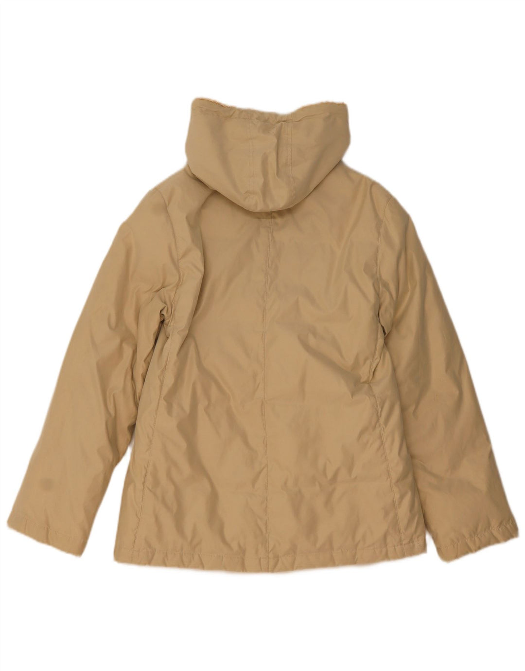 Fila Chaqueta cortavientos con capucha para mujer UK 12 Poliéster beige medio