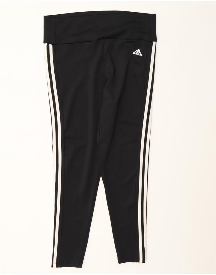 Adidas Mujer Aeroready Leggings UK 16/18 Grande Negro Poliéster