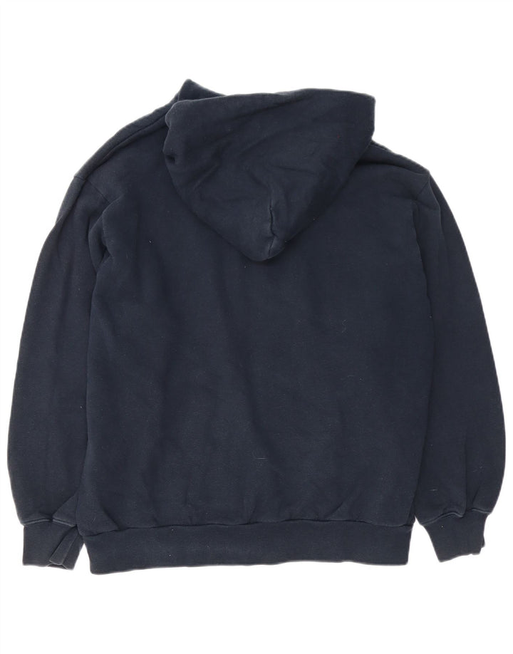Levi's Sudadera con capucha y cremallera para hombre de algodón azul marino mediano
