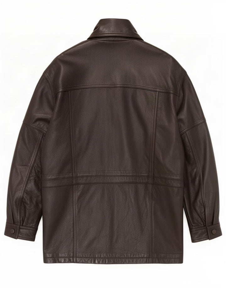 Kartel Abrigo de cuero para hombre UK 40 Large Brown