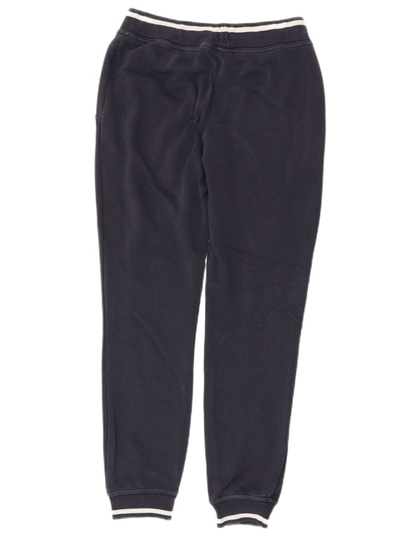 Adidas Mujer Chándal Pantalones Joggers UK 8 Pequeño Azul Marino Algodón