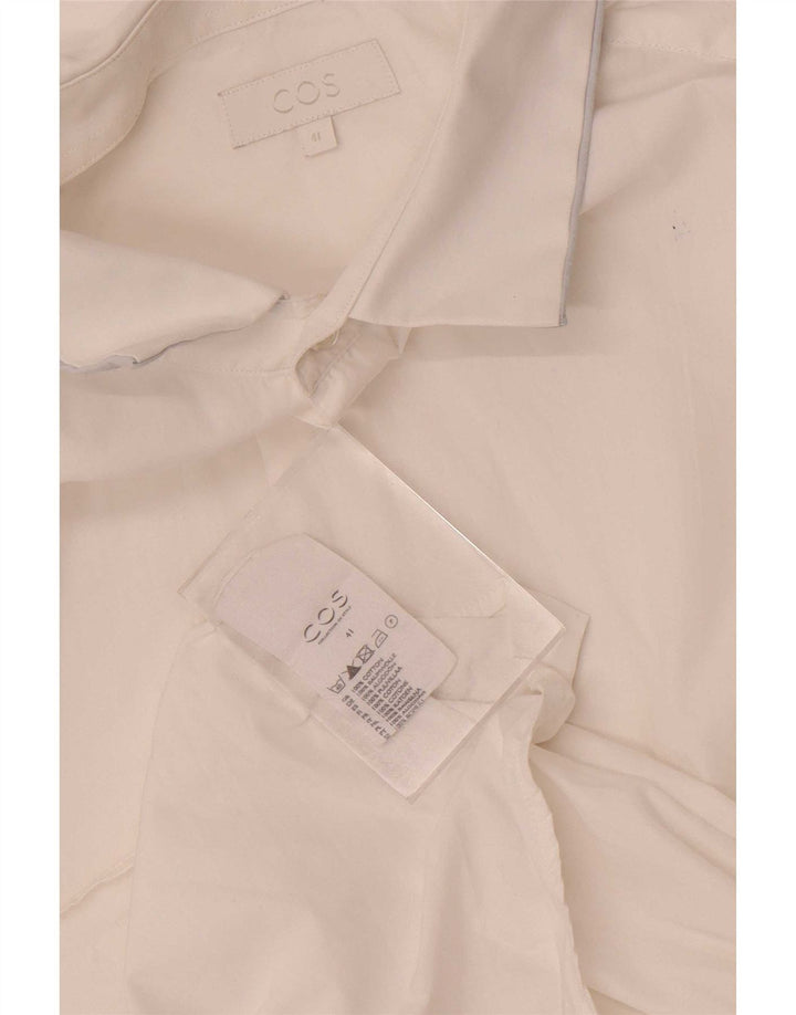 Camisa Cos para hombre talla 41 algodón blanco grande