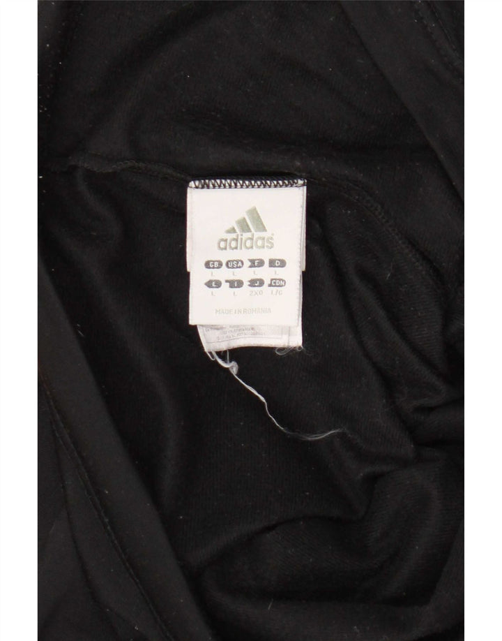 Adidas Pantalones de chándal para mujer UK 46 Large Poliéster negro