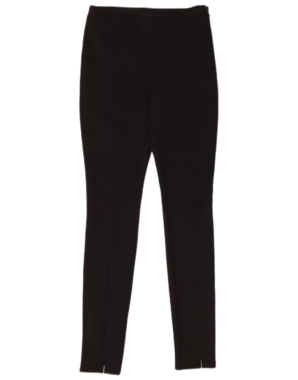 CALVIN KLEIN Pantalones casuales ajustados para mujer EU 36 Small W30 L32 Negro