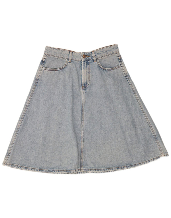 Zara Mujer Falda Vaquera Mediana W28 Azul