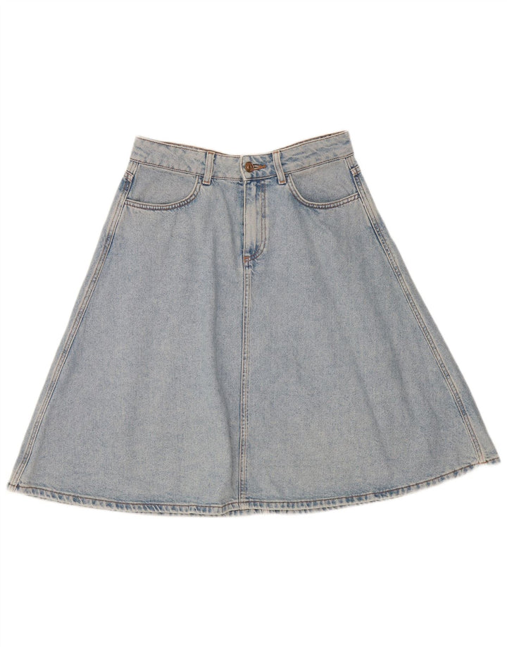 Zara Mujer Falda Vaquera Mediana W28 Azul
