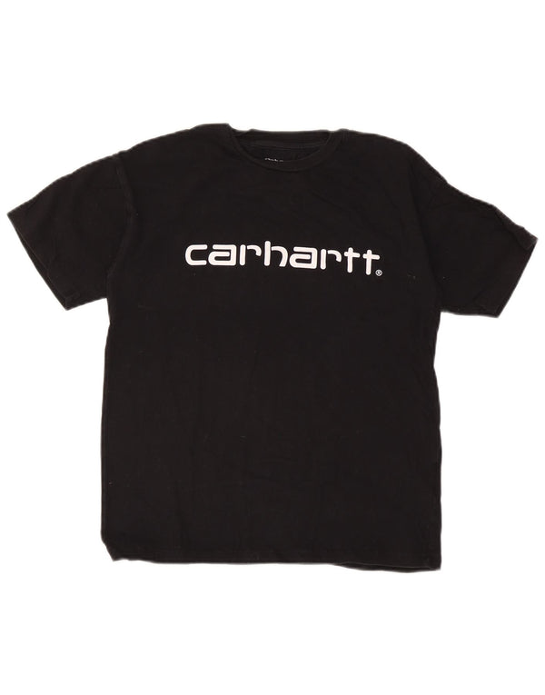 Carhartt - Camiseta gráfica para hombre, talla pequeña, algodón negro