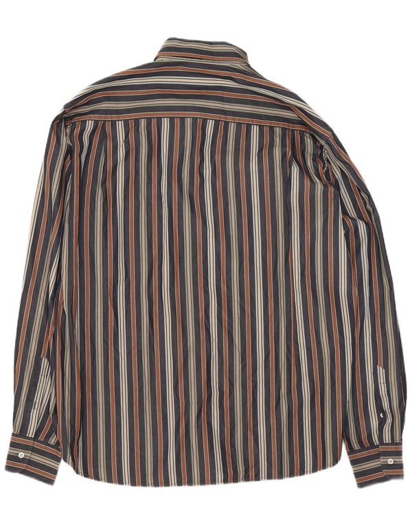 Paul & Shark Camisa náutica para hombre Talla 43 Grande Lino a rayas multicolor