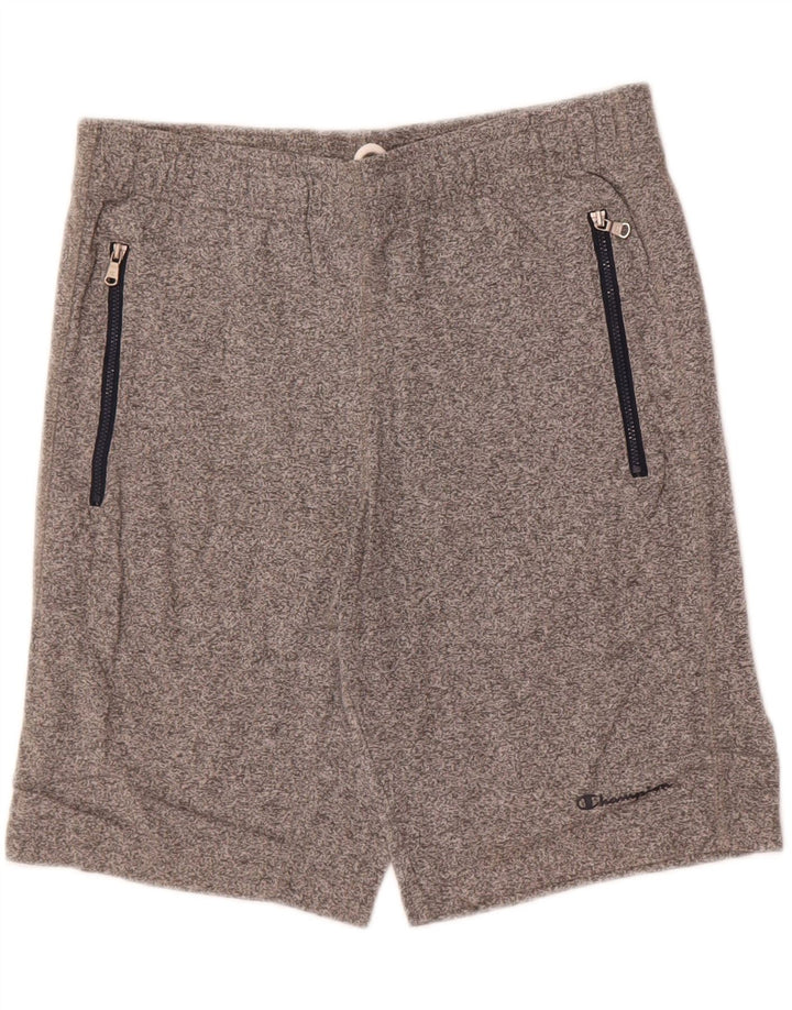 Champion Shorts Deportivos Para Hombre Gris Medio Moteado