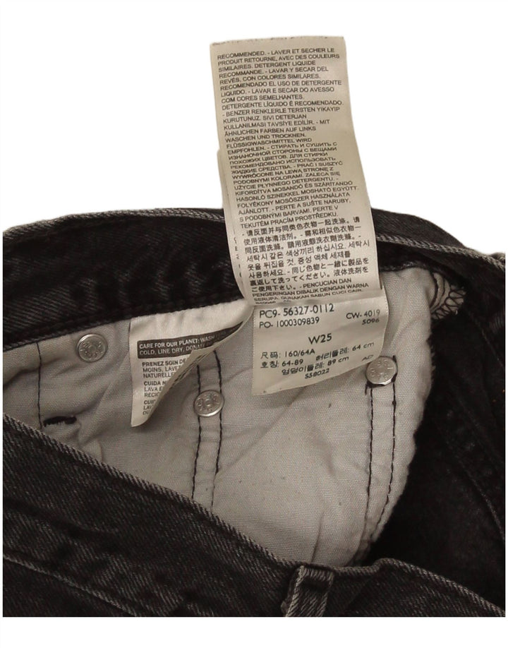 Levi's Mujer 501 Shorts De Mezclilla W25 XS Algodón Gris