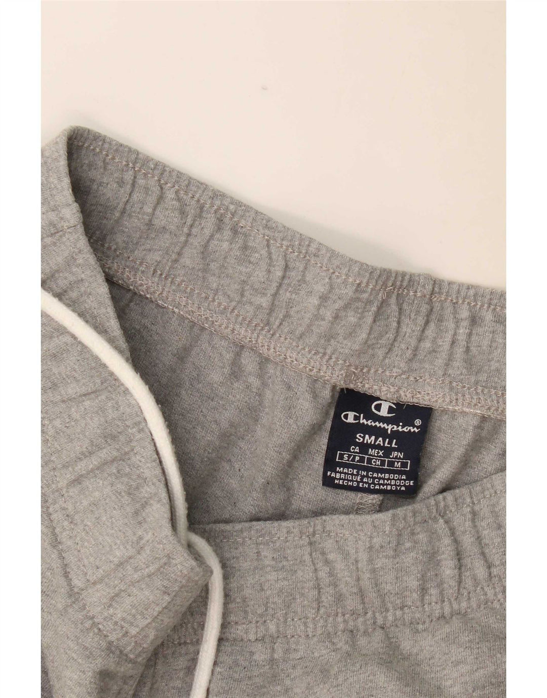 Champion Pantalones cortos deportivos para hombre pequeño gris