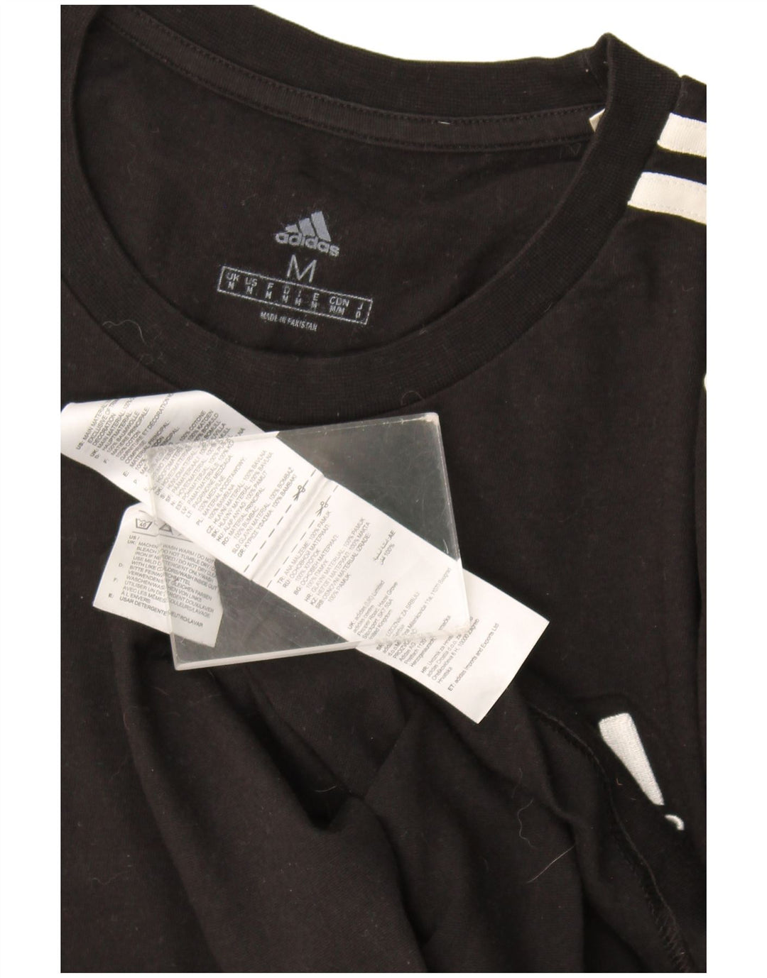 Camiseta Adidas Hombre Top Medium Negro Algodón