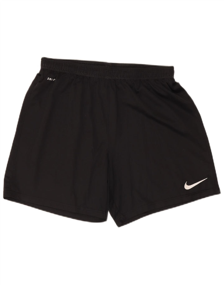 Nike Dri Fit - Pantalones cortos deportivos para hombre (poliéster), color negro