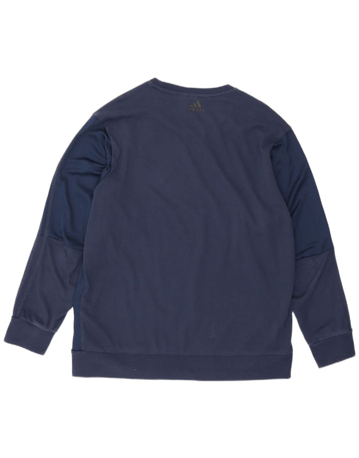 Adidas Hombre Sudadera Jumper XL Azul Marino