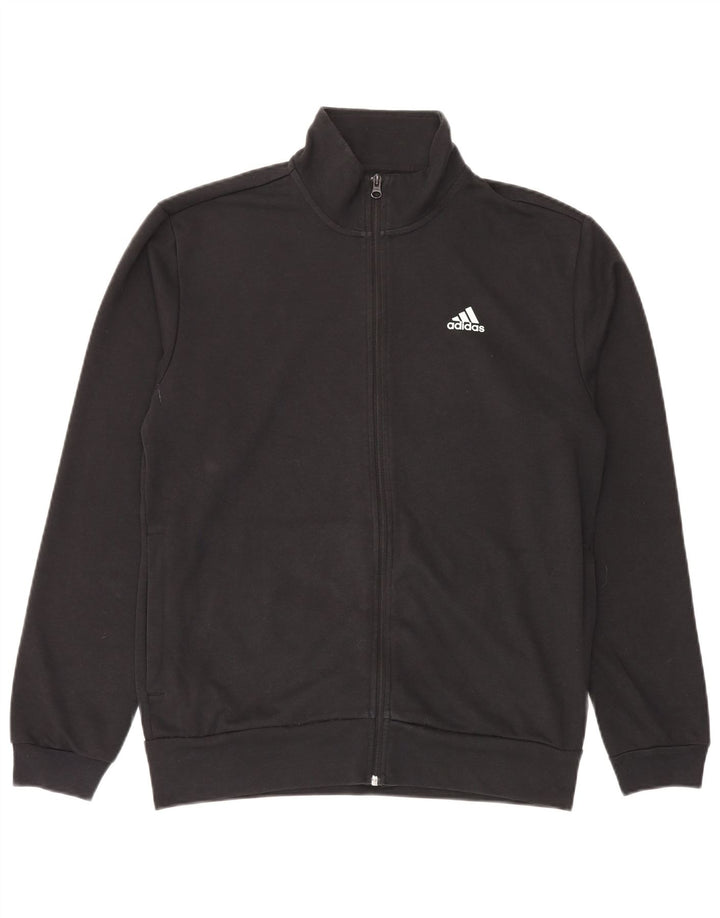 Adidas Hombre Aeroready Graphic Chándal Top Chaqueta Mediano Negro Poliéster