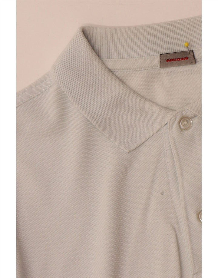 Polo Kappa Hombre Algodón Blanco Mediano