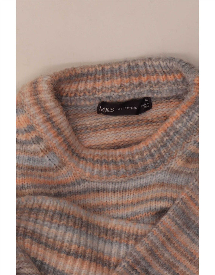 Marks & Spencer Jersey con Cuello Barco para Mujer UK 40 Mediano Multicolor