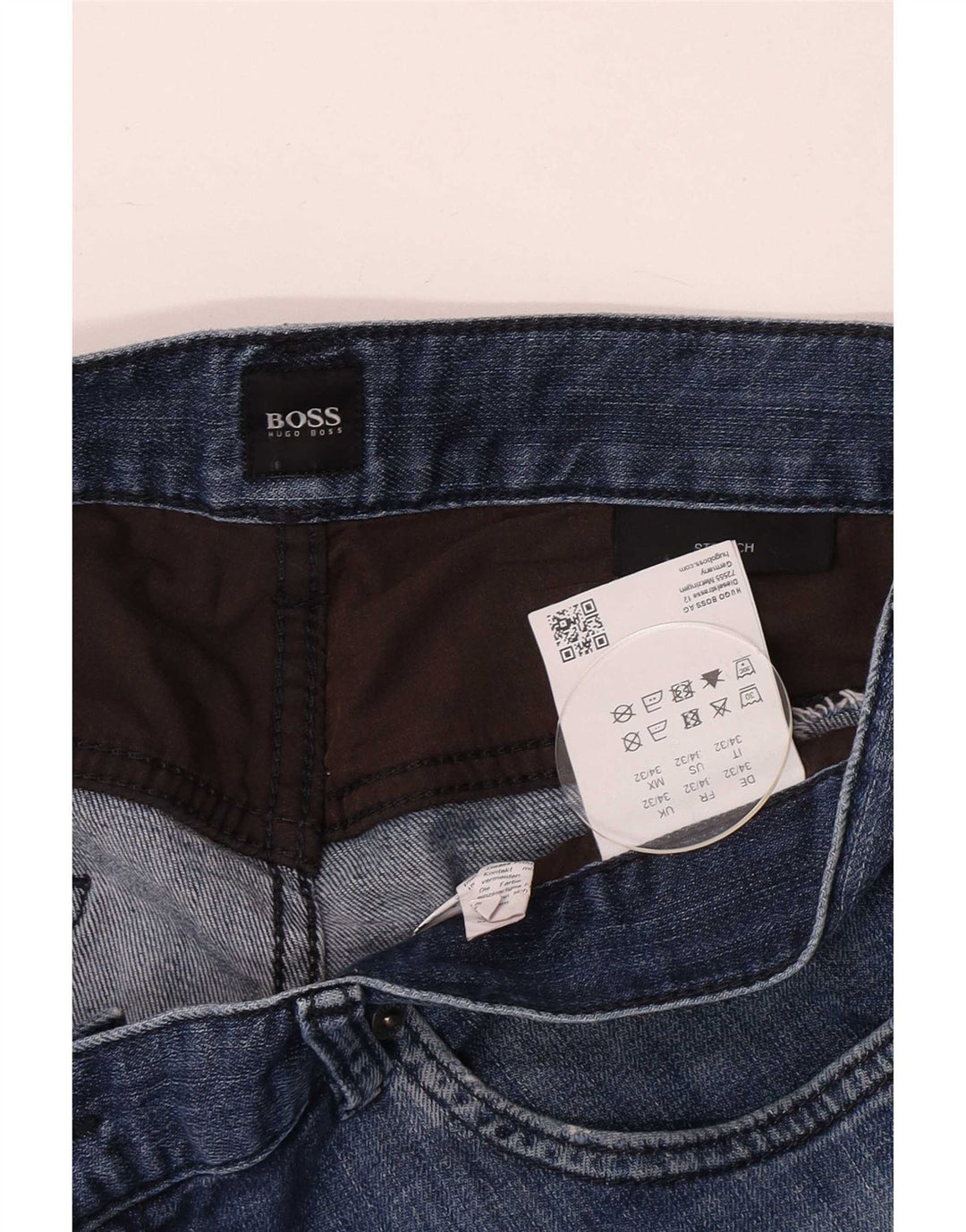 Vaqueros Hugo Boss Hombre Stretch Slim W34 L32 Algodón Azul