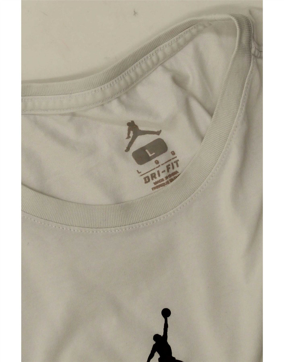 Jordan - Camiseta Dri Fit para hombre, talla grande, color blanco