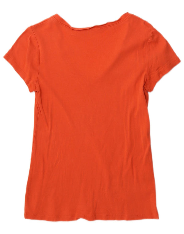J. CREW Camiseta para mujer Top UK 8 Small Naranja