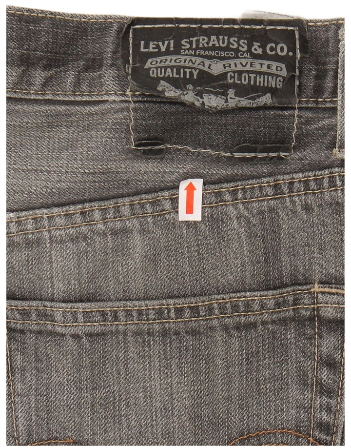 LEVI'S Vaqueros rectos 505 para hombre W33 L30 Algodón gris