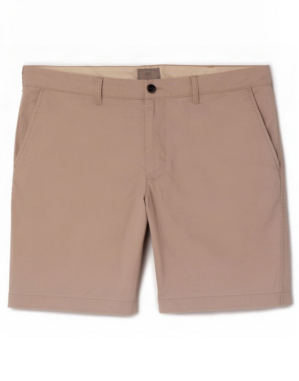 Marks & Spencer Pantalones cortos chinos para hombre XL W38 Algodón beige