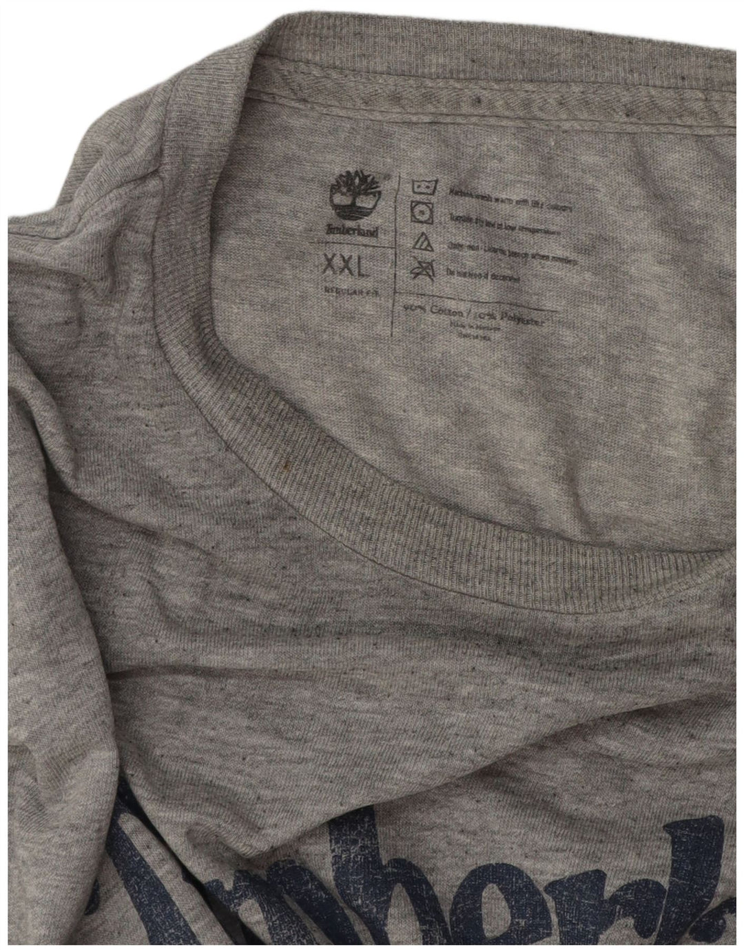 Timberland Camiseta gráfica de corte regular para hombre Top 2XL Algodón gris