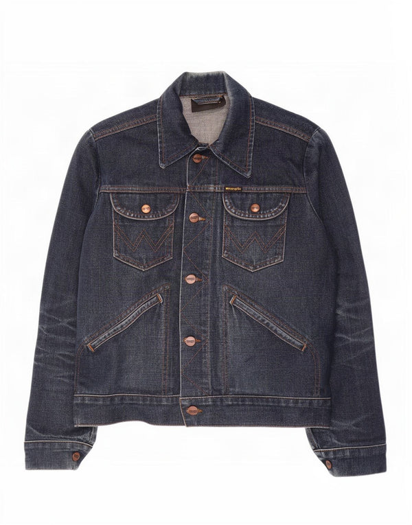 Wrangler Chaqueta vaquera para hombre UK 38 Medium Azul marino