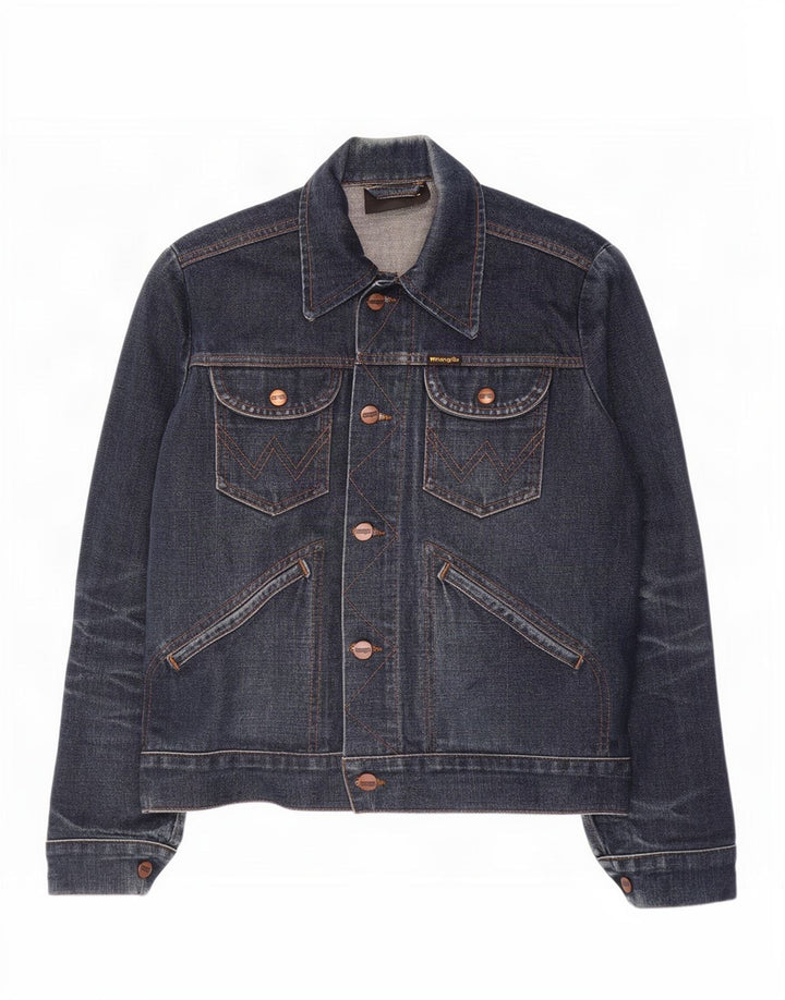 Wrangler Chaqueta vaquera para hombre UK 38 Medium Azul marino
