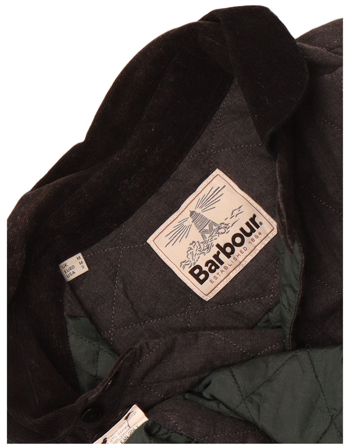 Barbour Chaqueta acolchada para hombre UK 38 Algodón gris medio