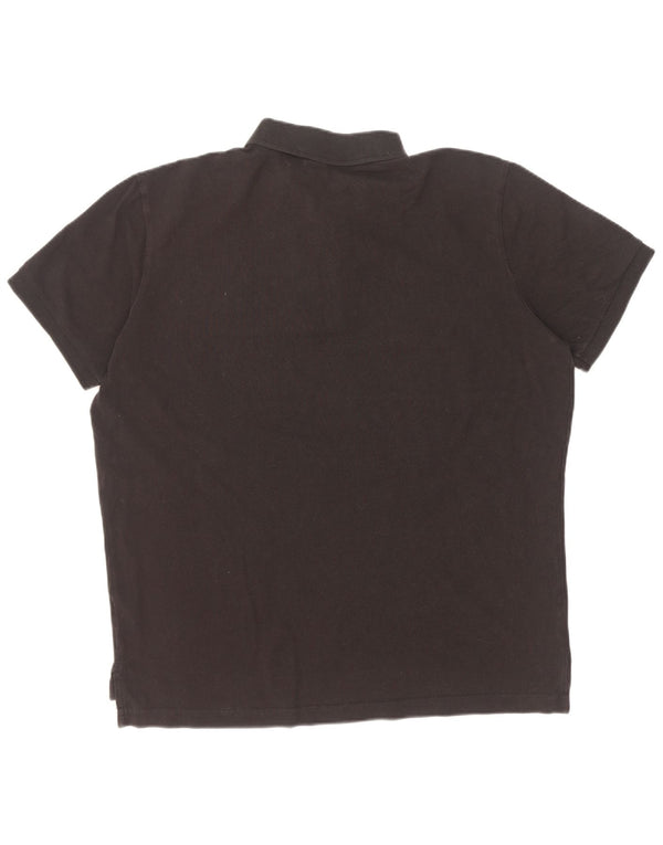 Asociación de Polo de EE. UU. Camisa Hombre Grande Algodón Negro