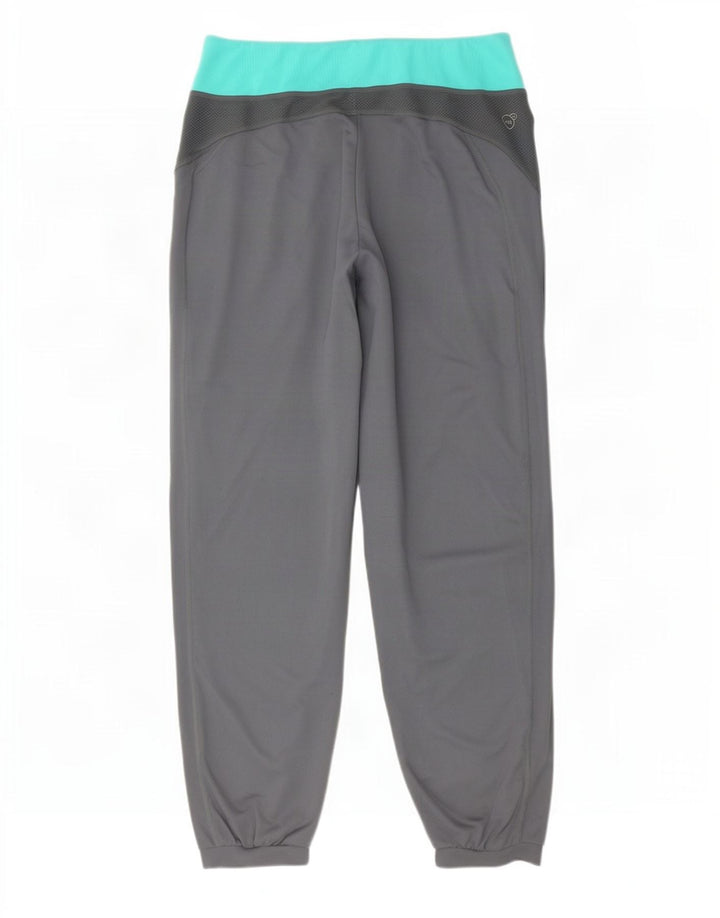 Puma Pantalones de chándal para mujer Joggers UK 12 Medium Grey Colourblock
