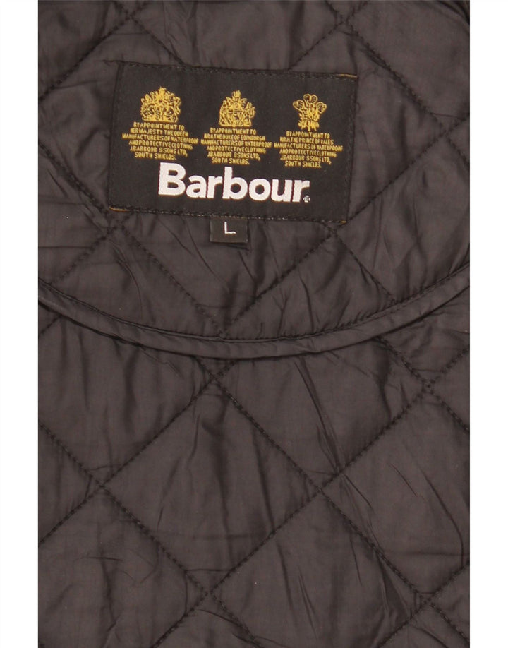 Barbour Chaqueta acolchada para hombre Reino Unido 40 Grande Negro