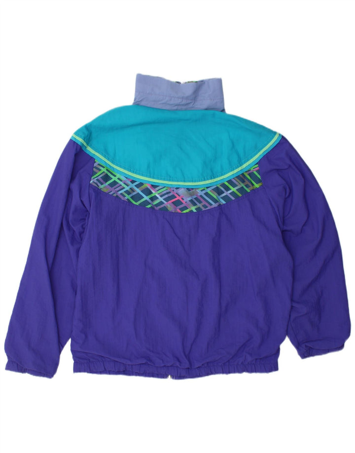 LOTTO Chaqueta de Chándal para Hombre Large Poliamida Color Morado Color Block